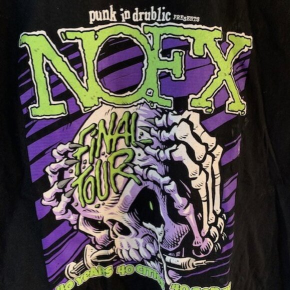 NOFX PUNK BAND  MENS TOUR SHIRT - Picture 2 of 4